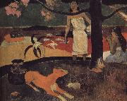 Paul Gauguin Tahiti eclogue oil painting artist